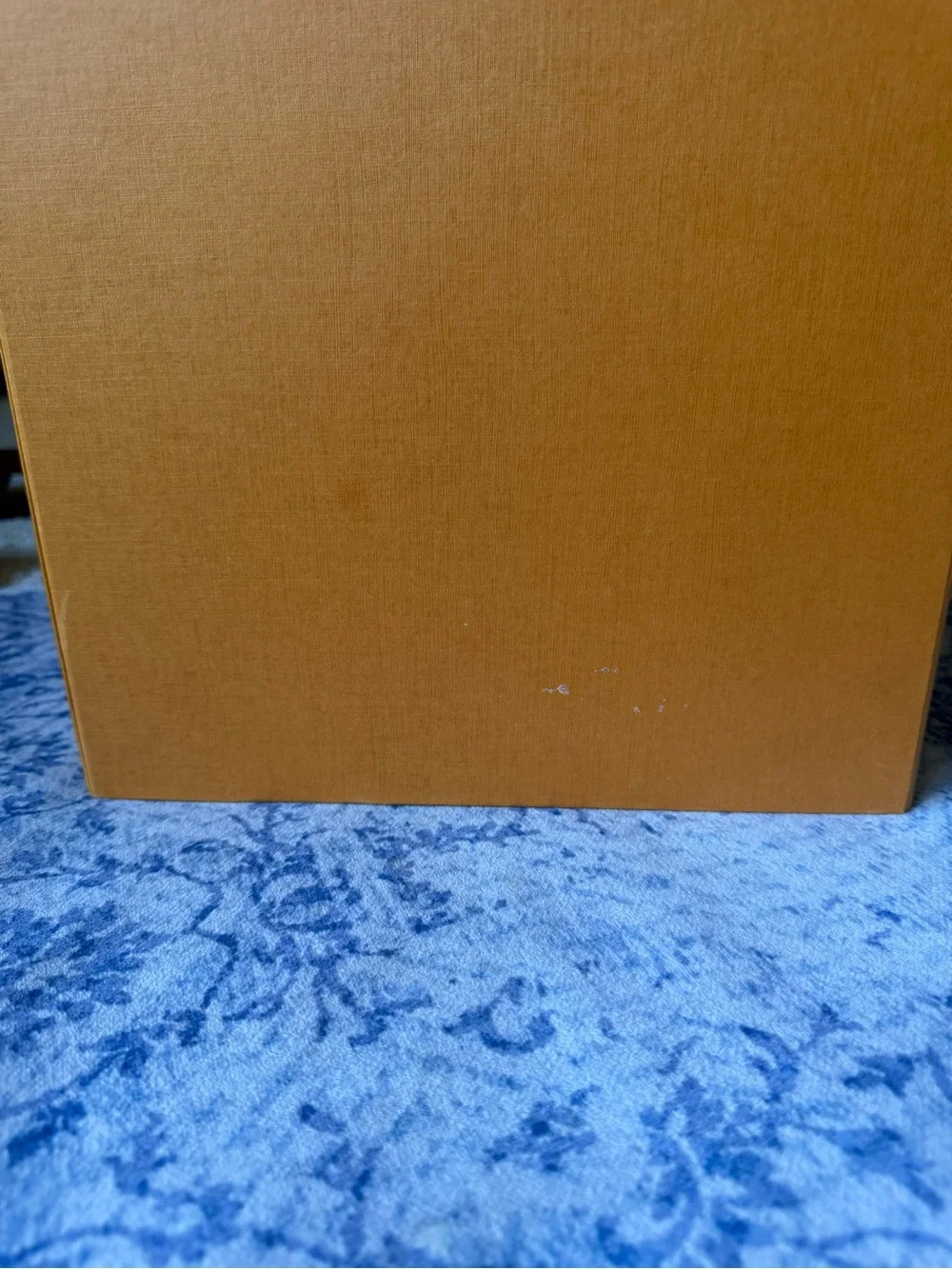 Louis Vuitton Orange and White Gift Box storage LV